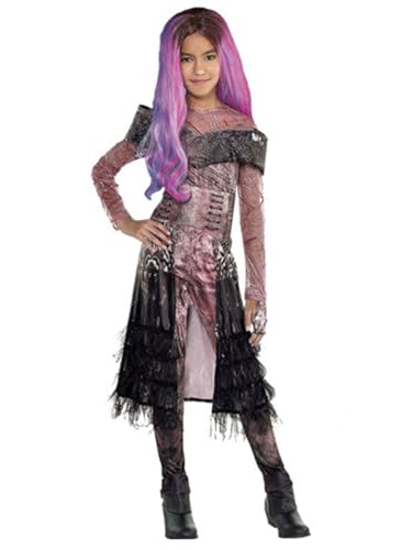 Dubute Halloween-Kostüm für Kinder, Mädchen, Langarm, Overall, klassisch, Kinderparty, Cosplay, Outfit (Lila, 7–8 Jahre) von Dubute