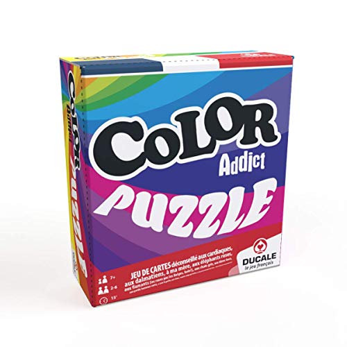 La Ducale - Color Addict Puzzle Französisches Unternehmen – Kartenspiele Ambiance und Schnelligkeit für Kinder, Familie und Freunde, 10014704 von La Ducale