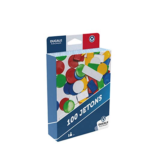 Ducale, das französische Spiel – Box mit 100 Farbchips, Reisespiel, 130010718 von Ducale, le jeu français