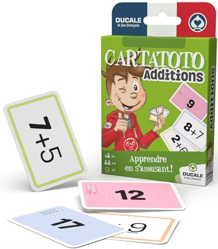 Ducale, das französische Spiel – Cartatoto Additions-Kartenspiel Lern- und Lernkarten, 10006518 von LA DUCALE
