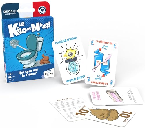 Ducale, Le Jeu Français- Kilo de Merde Junior-Kartenspiel, 10006526 von La Ducale