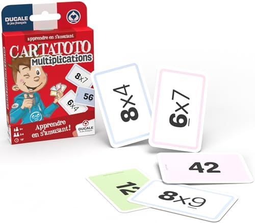 La Ducale Cartatoto Multiplikations Lernkartenspiel von France Cartes