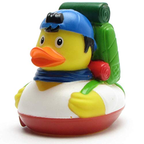 Backpacker Badeente I Quietscheente I L: 8,5 cm I inkl. Badeenten-Schlüsselanhänger im Set Backpacker Badeente I Quietscheente I L: 8,5 cm I inkl. Badeenten-Schlüsselanhänger im Set von Duckshop