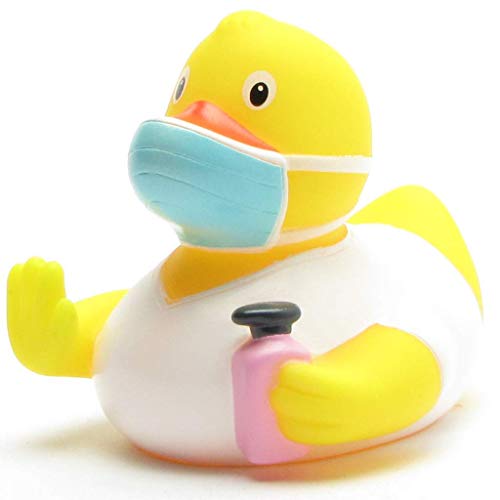 Badeente AHA I Bleib Gesund Quietscheente I Duckshop I L: 8,5 cm von Duckshop