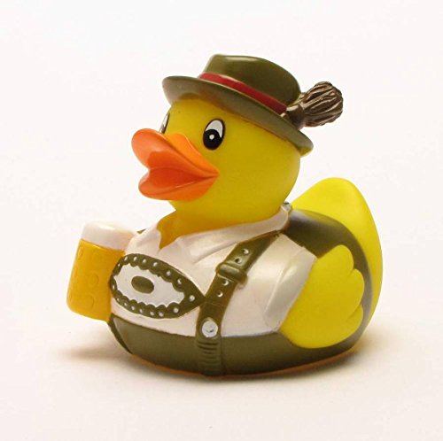 Badeente Bayern I Quietscheente I Duckshop I L: 8 cm (Badeente Seppl) von Duckshop