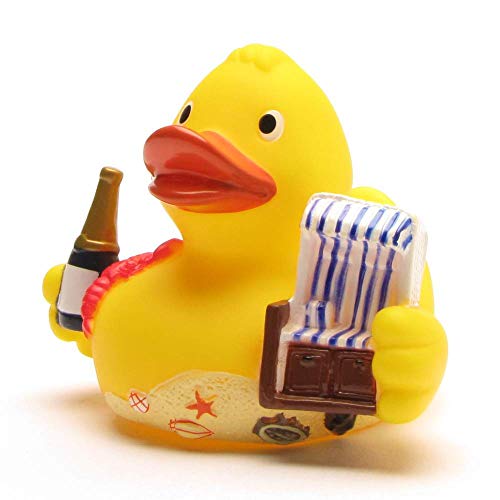 Duckshop I Badeente City Duck Sylt I Quietscheente Nordsee I L: 8 cm - inkl. Quietscheentchen-Schlüsselanhänger im Set I Geschenk Sommer I Souvenir Duckshop I Badeente City Duck Sylt I Quietscheente Nordsee I L: 8 cm - inkl. Quietscheentchen-Schlüsselanhänger im Set I Geschenk Sommer I Souvenir von Duckshop