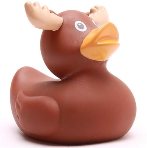 Duckshop I Badeente Elch inkl. Quietscheentchen-Schlüsselanhänger im Set I L8,5cm I Quietscheente I Geschenk Skandinavien I Geschenk USA Reise Duckshop I Badeente Elch inkl. Quietscheentchen-Schlüsselanhänger im Set I L8,5cm I Quietscheente I Geschenk Skandinavien I Geschenk USA Reise von Duckshop