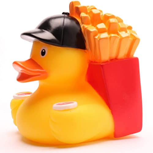 Badeente Fastfood I Quietscheentchen I L: 8,5 cm I inkl. Badeenten-Schlüsselanhänger im Set Badeente Fastfood I Quietscheentchen I L: 8,5 cm I inkl. Badeenten-Schlüsselanhänger im Set von Duckshop