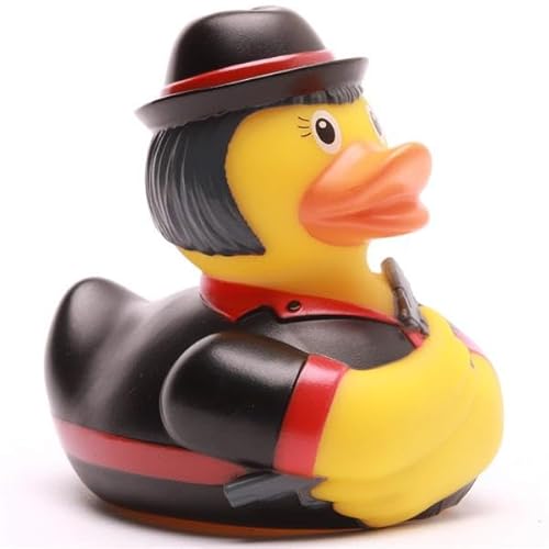 Duckshop I Badeente Gangster Braut inkl. Quietscheentchen-Schlüsselanhänger im Set I L9cm I Quietscheente I Geschenk für Serien-Fans I Geschenk für Film-Fans Duckshop I Badeente Gangster Braut inkl. Quietscheentchen-Schlüsselanhänger im Set I L9cm I Quietscheente I Geschenk für Serien-Fans I Geschenk für Film-Fans von Duckshop
