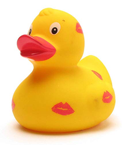 Badeente Kussmund I Quietscheente I Duckshop I L: 8 cm I inkl. Badeenten-Schlüsselanhänger Badeente Kussmund I Quietscheente I Duckshop I L: 8 cm I inkl. Badeenten-Schlüsselanhänger von Duckshop