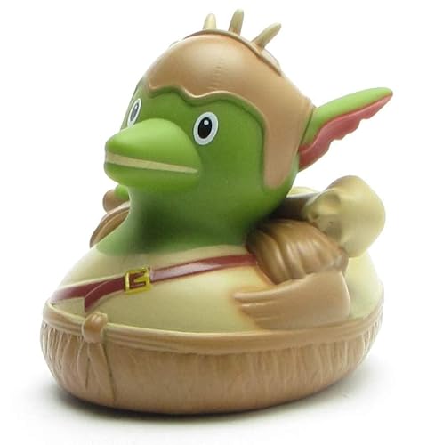 Badeente Ork I Quietscheentchen I L: 9 cm I inkl. Badeenten-Schlüsselanhänger im Set Badeente Ork I Quietscheentchen I L: 9 cm I inkl. Badeenten-Schlüsselanhänger im Set von Duckshop
