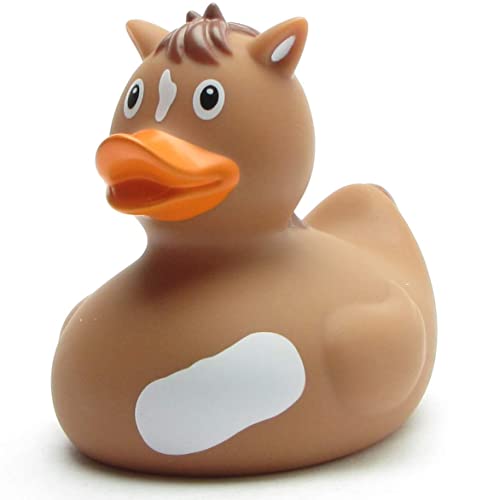 Badeente Pony I Quietscheentchen I L: 9 cm I inkl. Badeenten-Schlüsselanhänger im Set Badeente Pony I Quietscheentchen I L: 9 cm I inkl. Badeenten-Schlüsselanhänger im Set von Duckshop