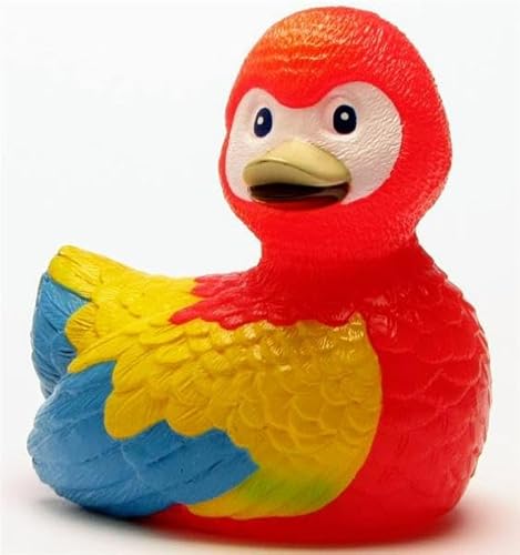 Badeente Rubba Duck - Cracker - Papagei I Gummiente von Duckshop
