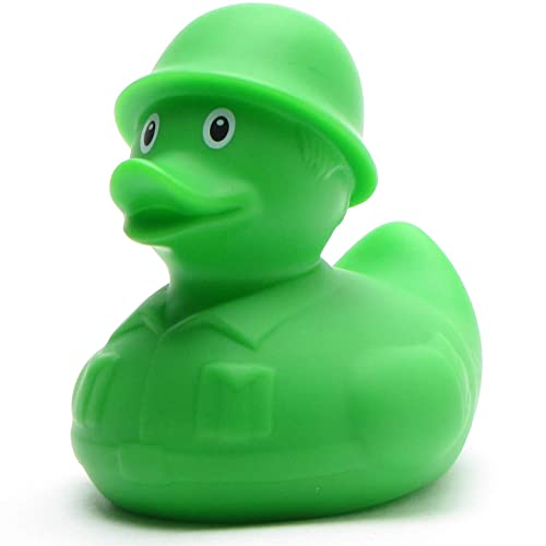 Duckshop I Badeente Soldat I Quietscheente I L: 8,5 cm I inkl. Quietscheentchen -Schlüsselanhänger im Set I Geschenk Militär I Geschenk Sammler Duckshop I Badeente Soldat I Quietscheente I L: 8,5 cm I inkl. Quietscheentchen -Schlüsselanhänger im Set I Geschenk Militär I Geschenk Sammler von Duckshop