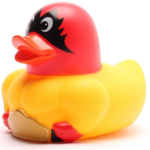 Badeente Wrestling I Quietscheentchen I L: 9 cm I inkl. Badeenten-Schlüsselanhänger Badeente Wrestling I Quietscheentchen I L: 9 cm I inkl. Badeenten-Schlüsselanhänger von Duckshop