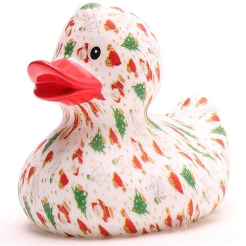 Badeente Xmas - roter Schnabel I Quietscheente I Gummiente weihnachtliches Motiv I Xmas Motive I Weihnachtsdruck Badeente Xmas - roter Schnabel I Quietscheente I Gummiente weihnachtliches Motiv I Xmas Motive I Weihnachtsdruck von Duckshop