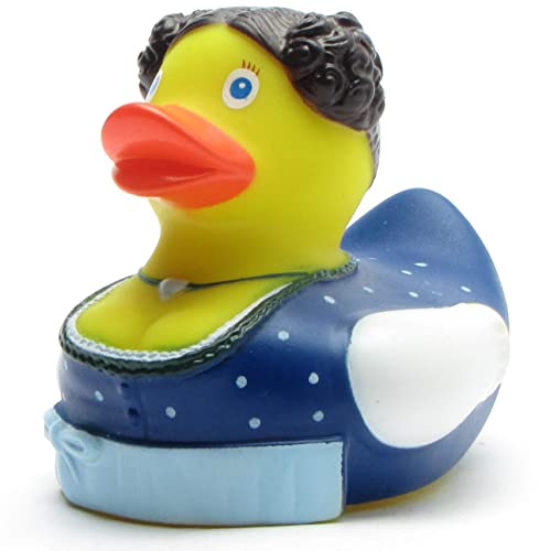 Duckshop I Badeente Zenzi mit Blauer Schürze I Bayerin im Dirndel I Quietscheentchen I L: 7,5 cm I Gummiente I Geschenk für Bayern I Geschenk für Oktoberfest Duckshop I Badeente Zenzi mit Blauer Schürze I Bayerin im Dirndel I Quietscheentchen I L: 7,5 cm I Gummiente I Geschenk für Bayern I Geschenk für Oktoberfest von Duckshop