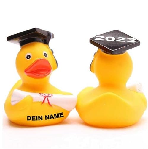 Badeente - personalisierbar (Akademiker 2023 Ente) von Duckshop