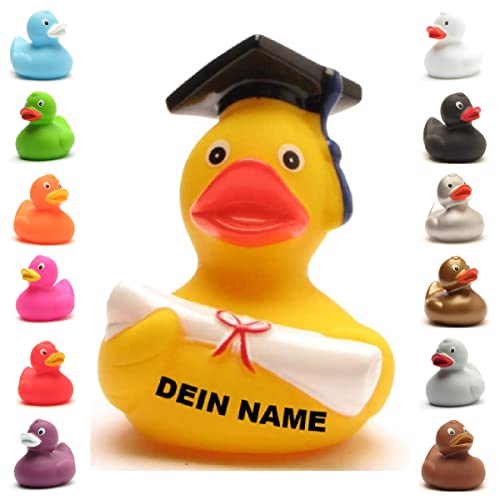 Badeente - personalisierbar (Akademiker Ente) von Duckshop