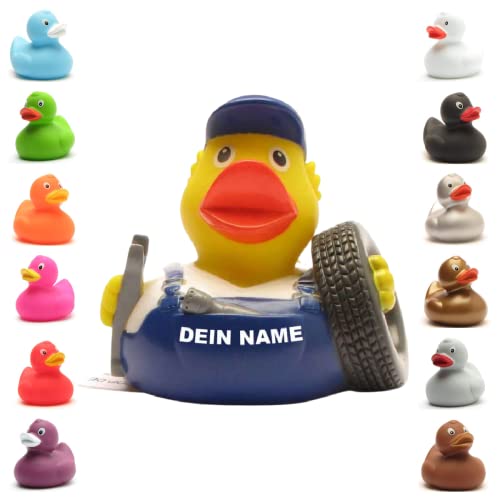 Badeente - personalisierbar (Auto-Mechaniker Ente) von Duckshop