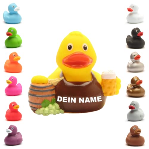 Badeente - personalisierbar (Bierbrauer Ente) von Duckshop