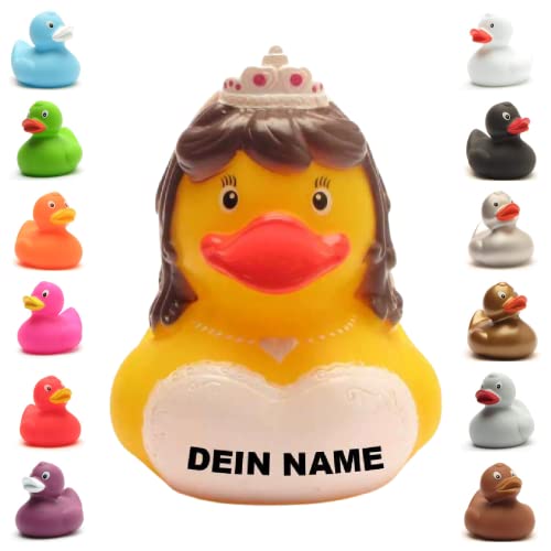 Badeente - personalisierbar (Braut Ente) von Duckshop