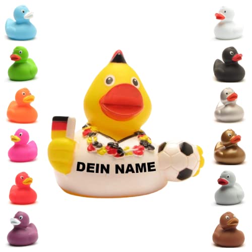 Badeente - personalisierbar (Deutschland Fan Ente) von Duckshop