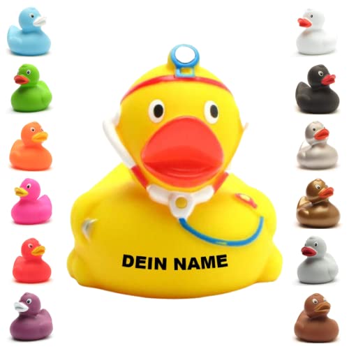 Badeente - personalisierbar (Doktor Ente) von Duckshop