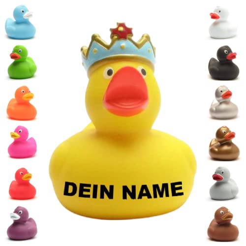 Badeente - personalisierbar (Ente König) von Duckshop