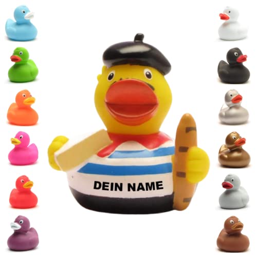 Badeente - personalisierbar (Frankreich Ente) von Duckshop