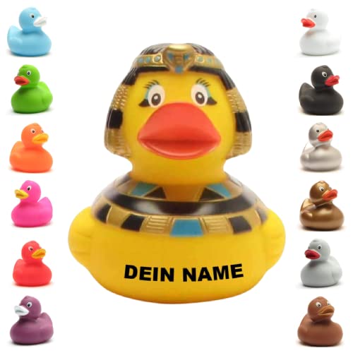 Badeente - personalisierbar (Kleopatra Ente) von Duckshop