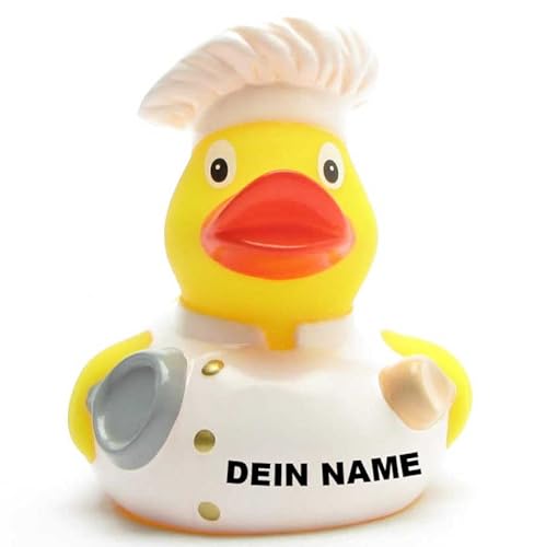 Badeente - personalisierbar (Koch Ente) von Duckshop