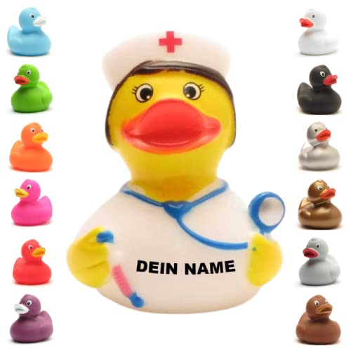 Badeente - personalisierbar (Krankenschwester Ente) von Duckshop