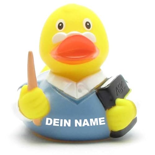 Badeente - personalisierbar (Lehrer Ente) von Duckshop