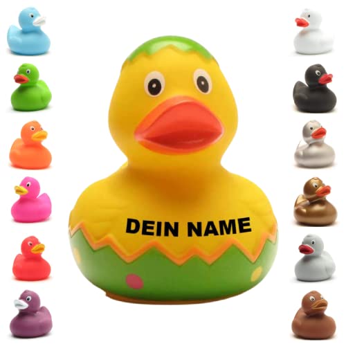 Badeente - personalisierbar (Osterei Ente) von Duckshop