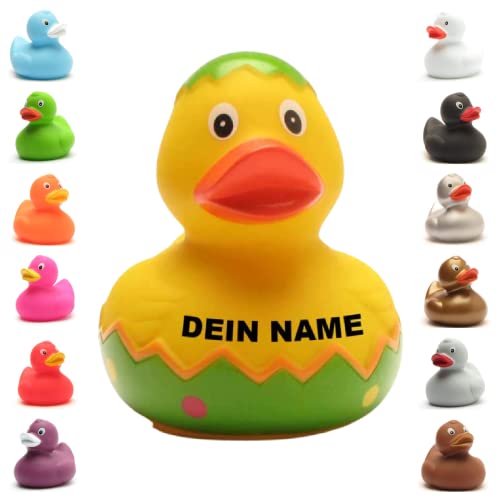 Badeente - personalisierbar (Osterei Ente) von Duckshop