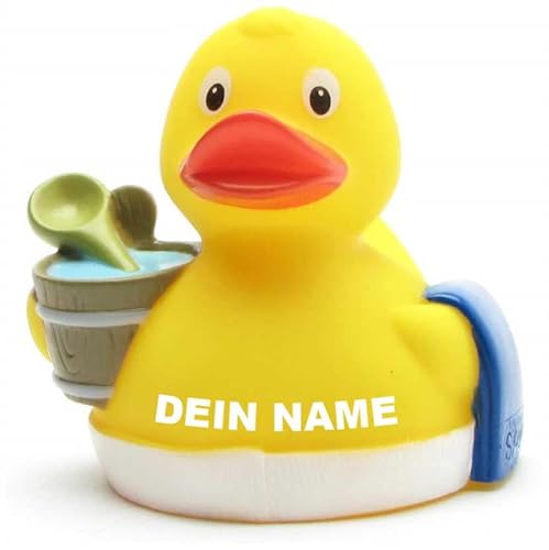 Badeente - personalisierbar (Sauna Ente) von Duckshop