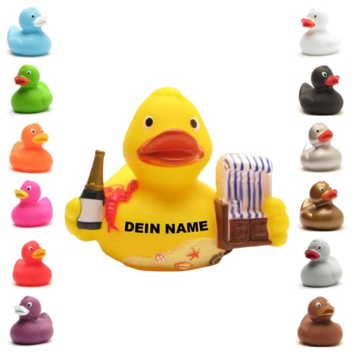 Badeente - personalisierbar (Sylt Ente) von Duckshop