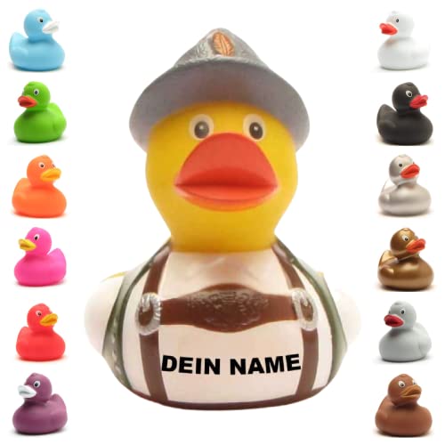 Badeente - personalisierbar (Trachten Bayer Ente) von Duckshop