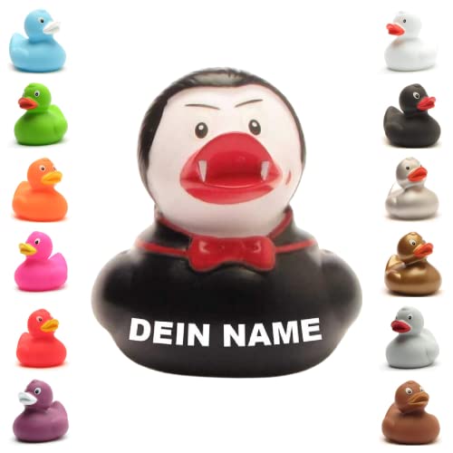 Badeente - personalisierbar (Vampir Ente) von Duckshop