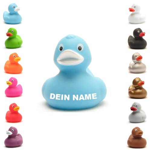 Badeente - personalisierbar (blau) von Duckshop