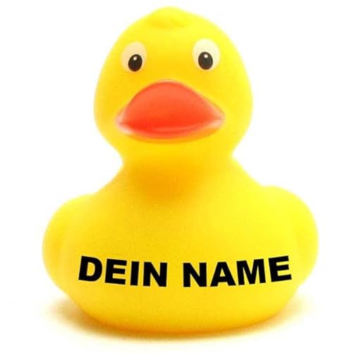 Badeente - personalisierbar (gelb) von Duckshop