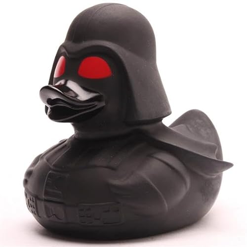 Duckshop I Badeente Black Star Red Eye I Quietscheente I L: 8,5 cm - inkl. Quietscheentchen-Schlüsselanhänger im Set I Geschenk Science-Fiction Fans I Präsent Sammler Duckshop I Badeente Black Star Red Eye I Quietscheente I L: 8,5 cm - inkl. Quietscheentchen-Schlüsselanhänger im Set I Geschenk Science-Fiction Fans I Präsent Sammler von Duckshop