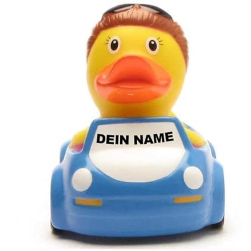 DUCKSHOP Badeenten - personalisierbar (Ente Autofahrerin) von Duckshop