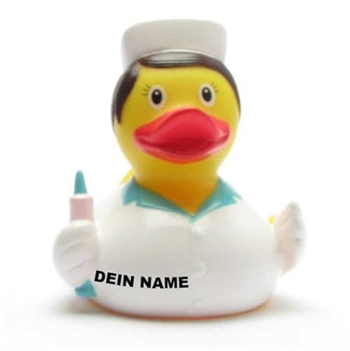 DUCKSHOP Badeenten - personalisierbar (Krankenschwester Ente) von Duckshop