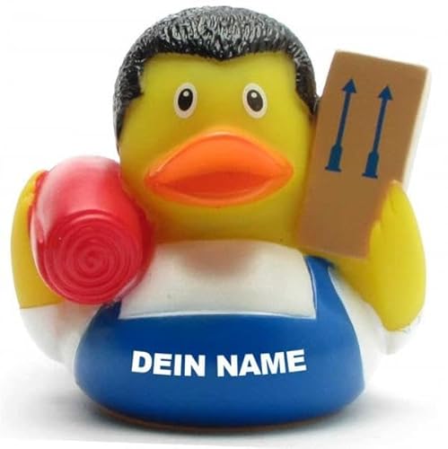 DUCKSHOP Badeenten - personalisierbar (Möbelpacker Ente) von Duckshop