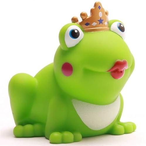 DUCKSHOP I Badeente Froschkönigin mit goldenem Krönchen I Quietscheente L: 8 cm I Quietscheentchen I Geschenk für Märchen-Fans I Präsent Sammler DUCKSHOP I Badeente Froschkönigin mit goldenem Krönchen I Quietscheente L: 8 cm I Quietscheentchen I Geschenk für Märchen-Fans I Präsent Sammler von Duckshop