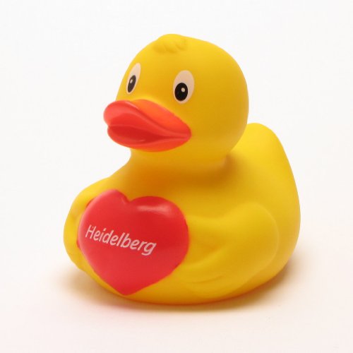 Duckshop I Badeente Heidelberg I Quietscheente I L: 7,5 cm Duckshop I Badeente Heidelberg I Quietscheente I L: 7,5 cm von Duckshop