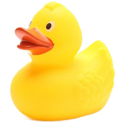 Duckshop I Badeente Norbert I Quietscheente I L: 9 cm I aufrecht schwimmend I inkl. Badeenten-Schlüsselanhänger im Set von Duckshop