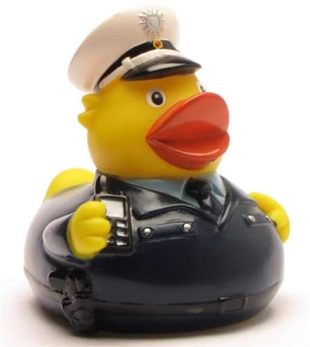 DUCKSHOP I Badeente Polizei I Quietscheente Polizist I L: 7,5 cm I inkl. Gummienten-Schlüsselanhänger im Set DUCKSHOP I Badeente Polizei I Quietscheente Polizist I L: 7,5 cm I inkl. Gummienten-Schlüsselanhänger im Set von Duckshop